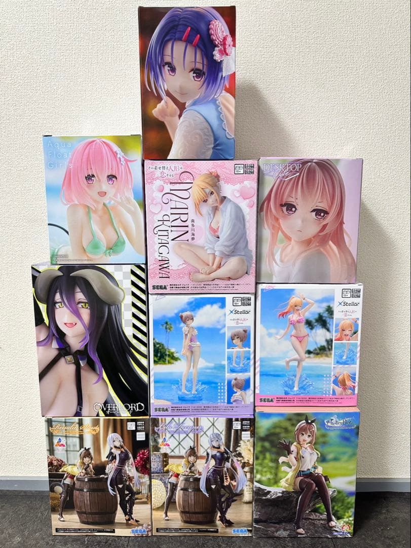 美少女フィギュア 10点セット ライザ アルベド 喜多川海夢 ほか