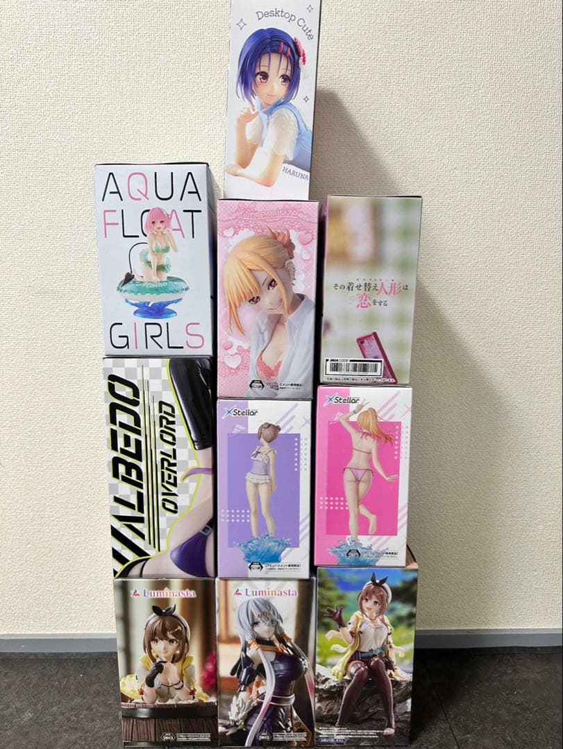 美少女フィギュア 10点セット ライザ アルベド 喜多川海夢 ほか
