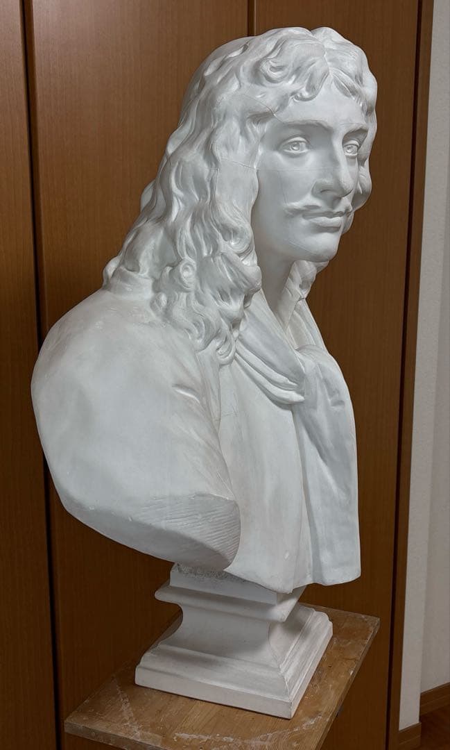 【引取り限定】石膏像 モリエール