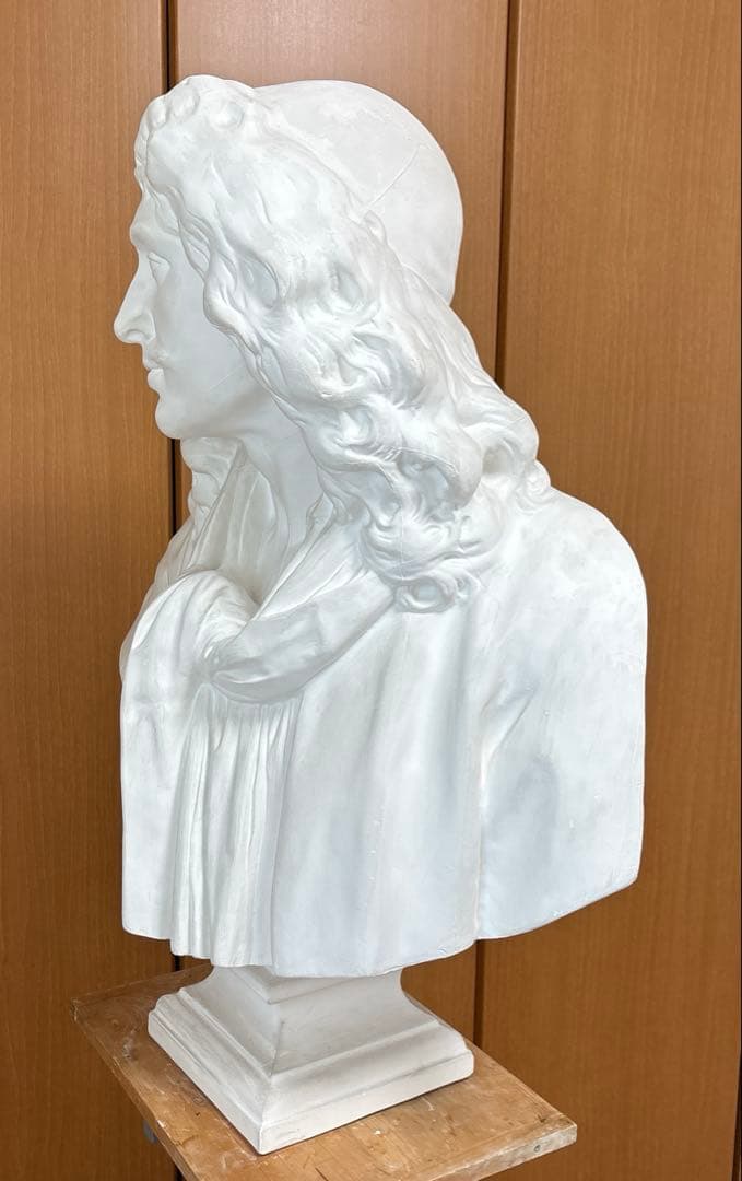 【引取り限定】石膏像 モリエール