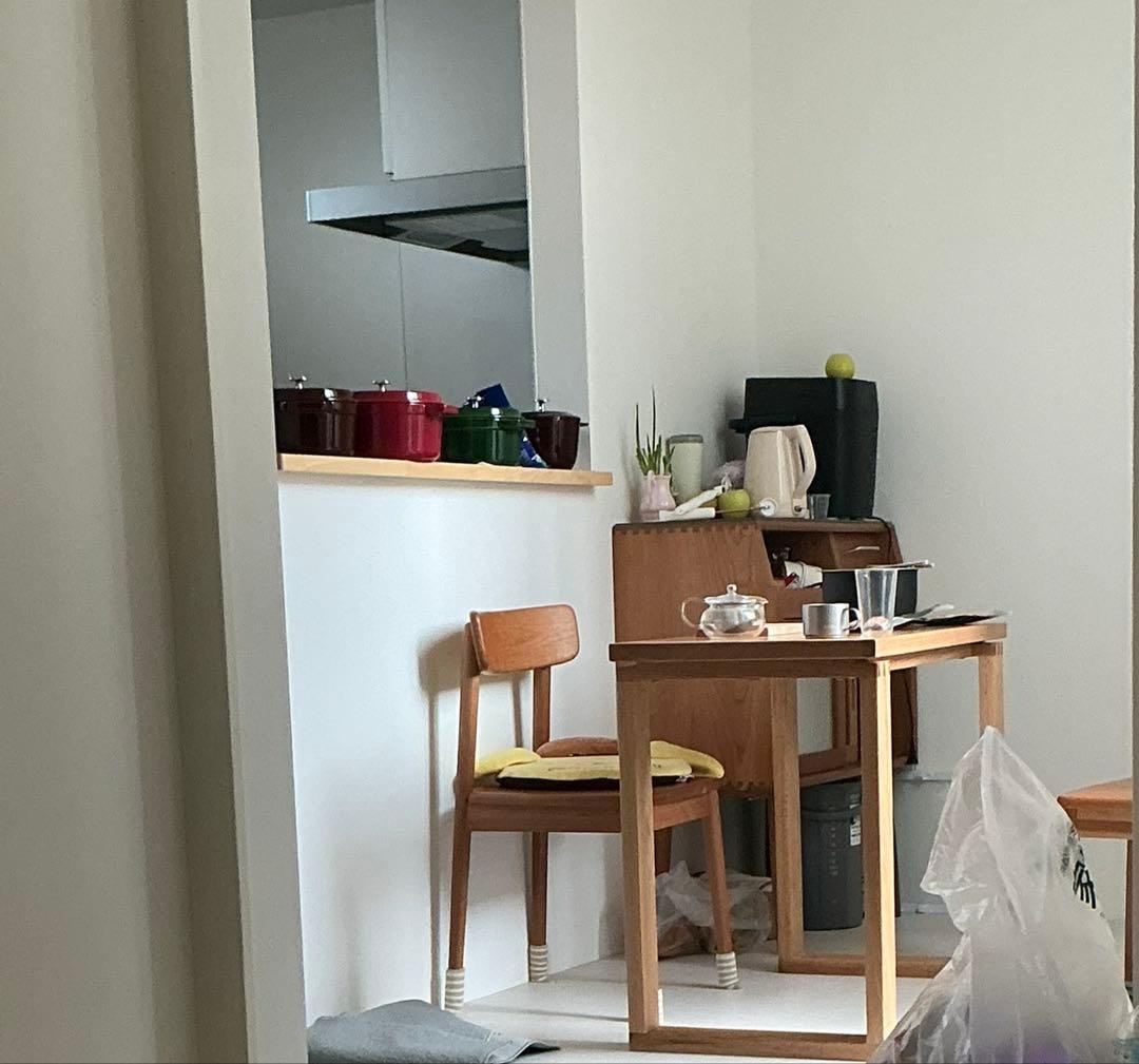 オーク無垢材テーブル 100×50cm｜オール無垢・合板不使用