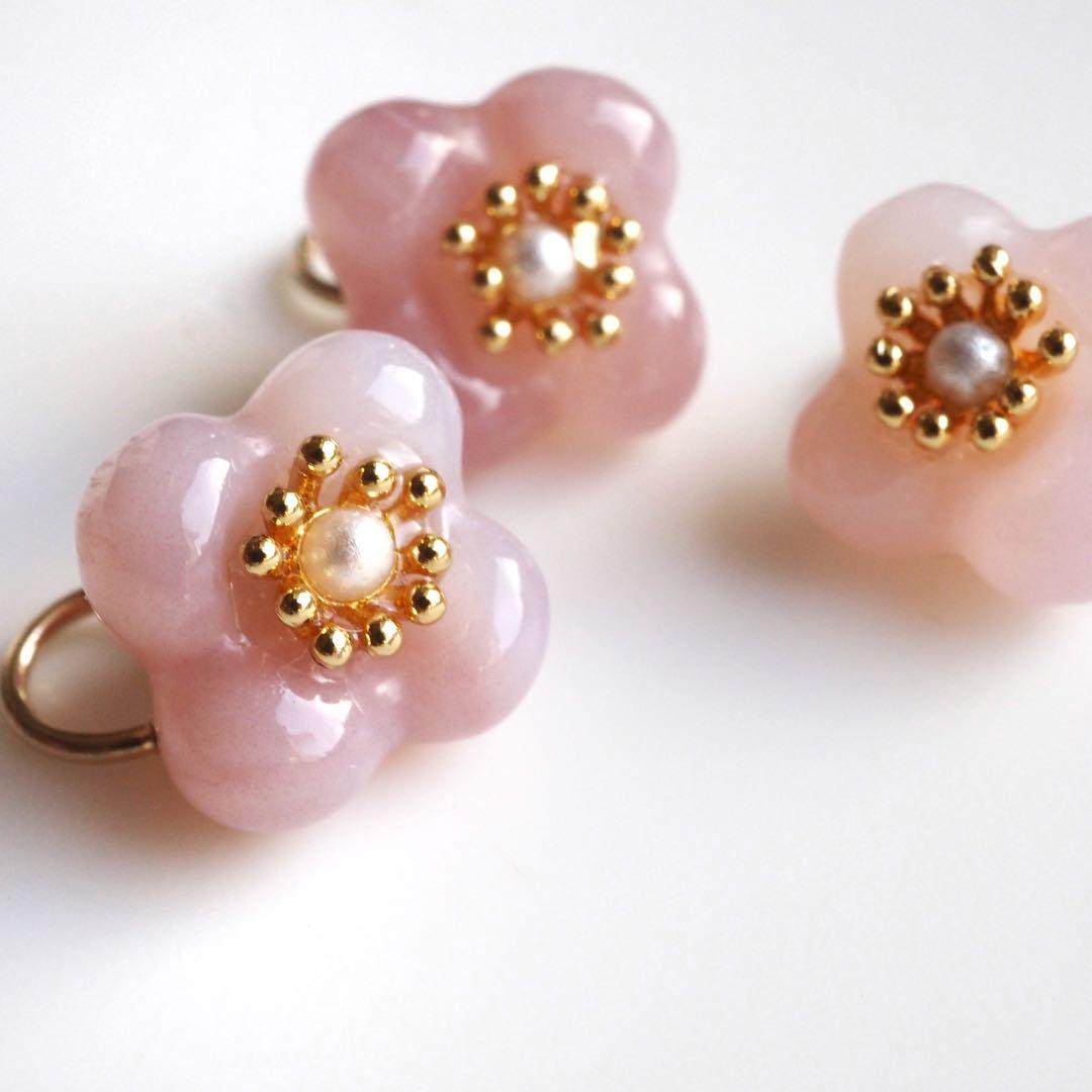 【TOMO】＊SALE＊彫刻ドロップシェル大粒ピアス