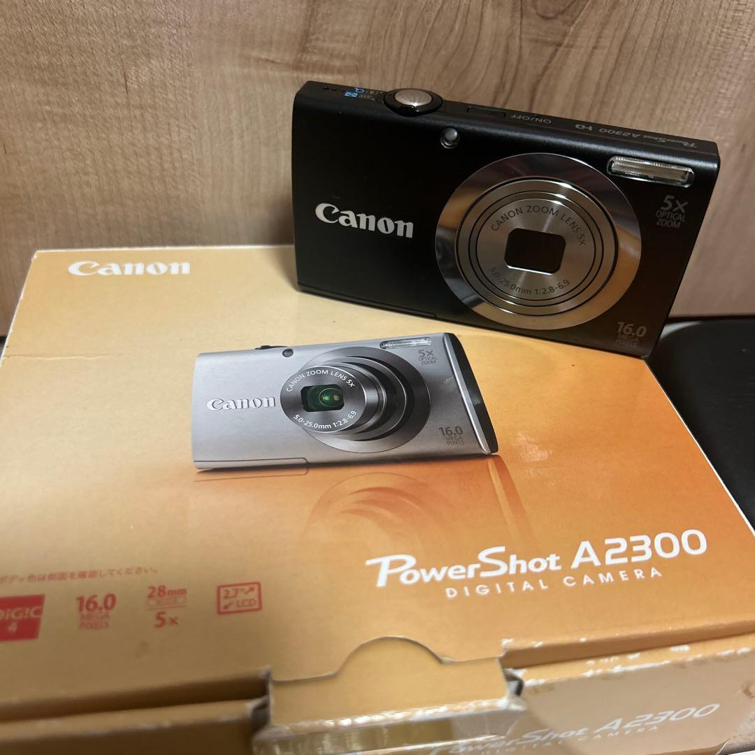 Canon PowerShot A2300 ブラック黒　箱説ケース付き