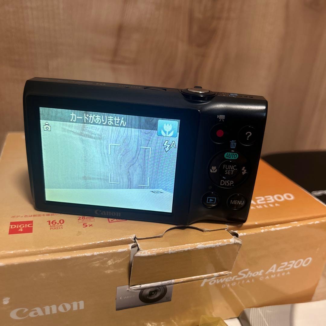 Canon PowerShot A2300 ブラック黒　箱説ケース付き