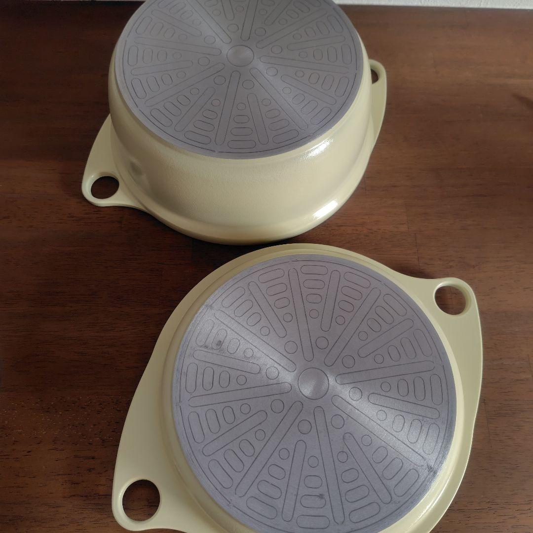 美品　ワイドオーブン　クリームイエロー　アサヒ軽金属