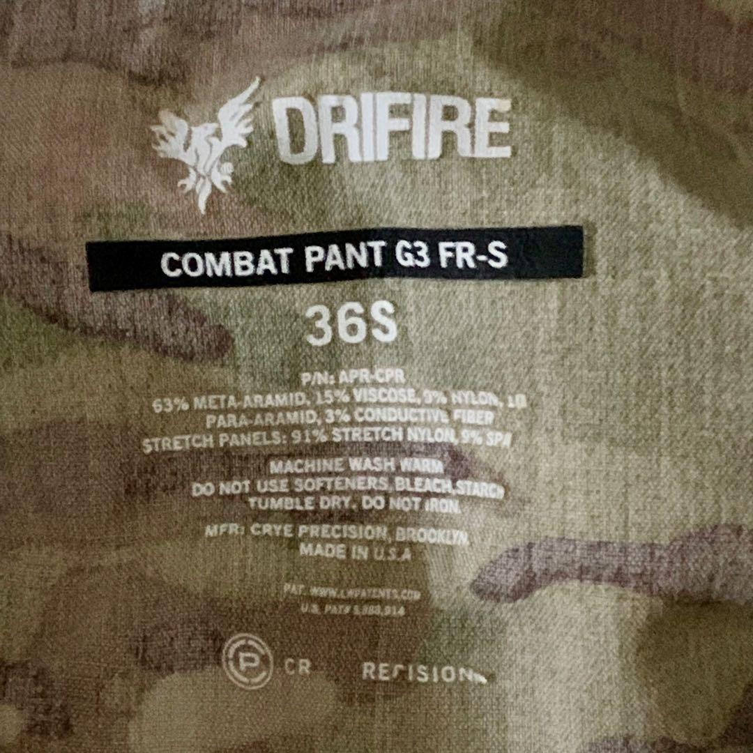 【実物】Crye Precision G3 DRIFIRE 36S