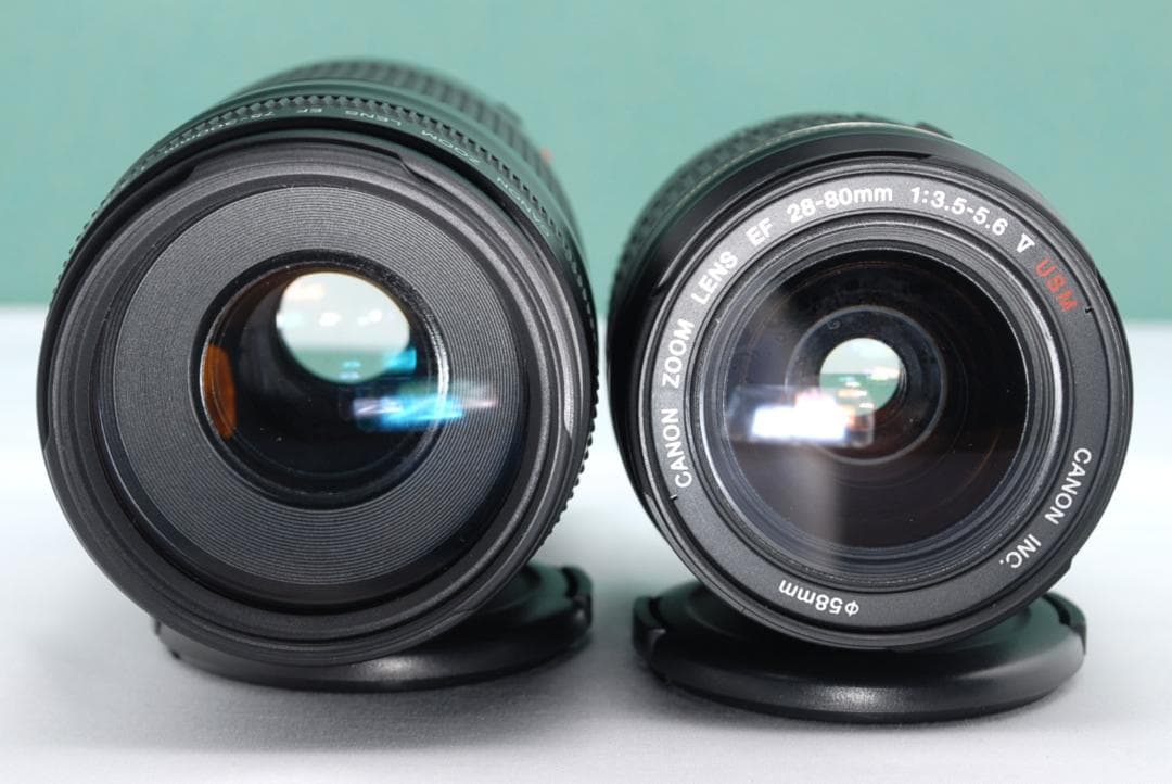 ☘️カメラデビューに✨️ Canon Kiss X2 ダブルレンズ 一眼レフ