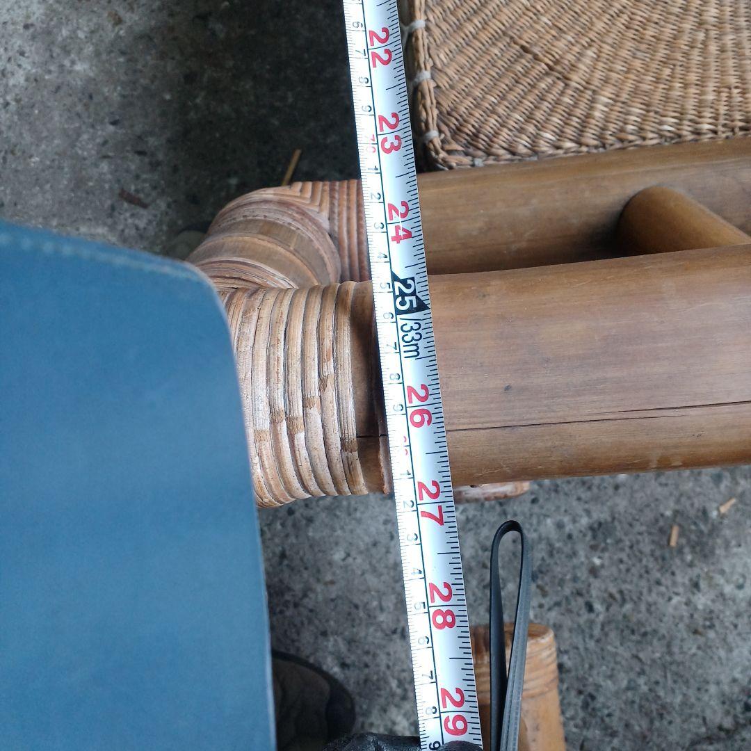 バリ ソファー ２脚 竹 バンブー