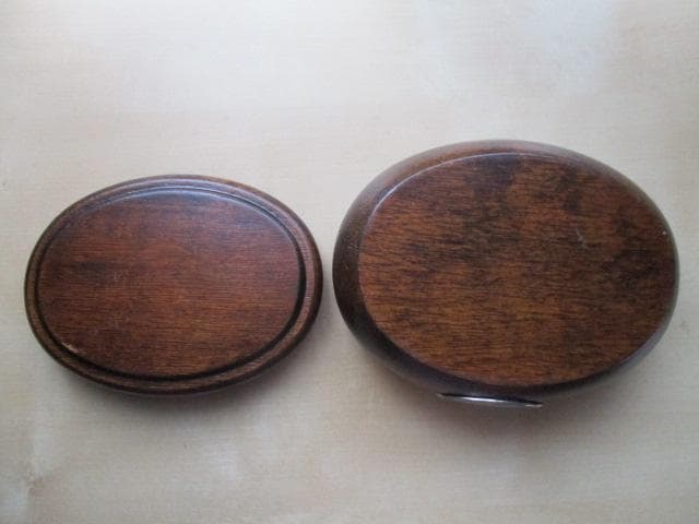 小物入れ　木製　エタン　ETAIN　錫　花柄　ケース　蓋付き　ビンテージ