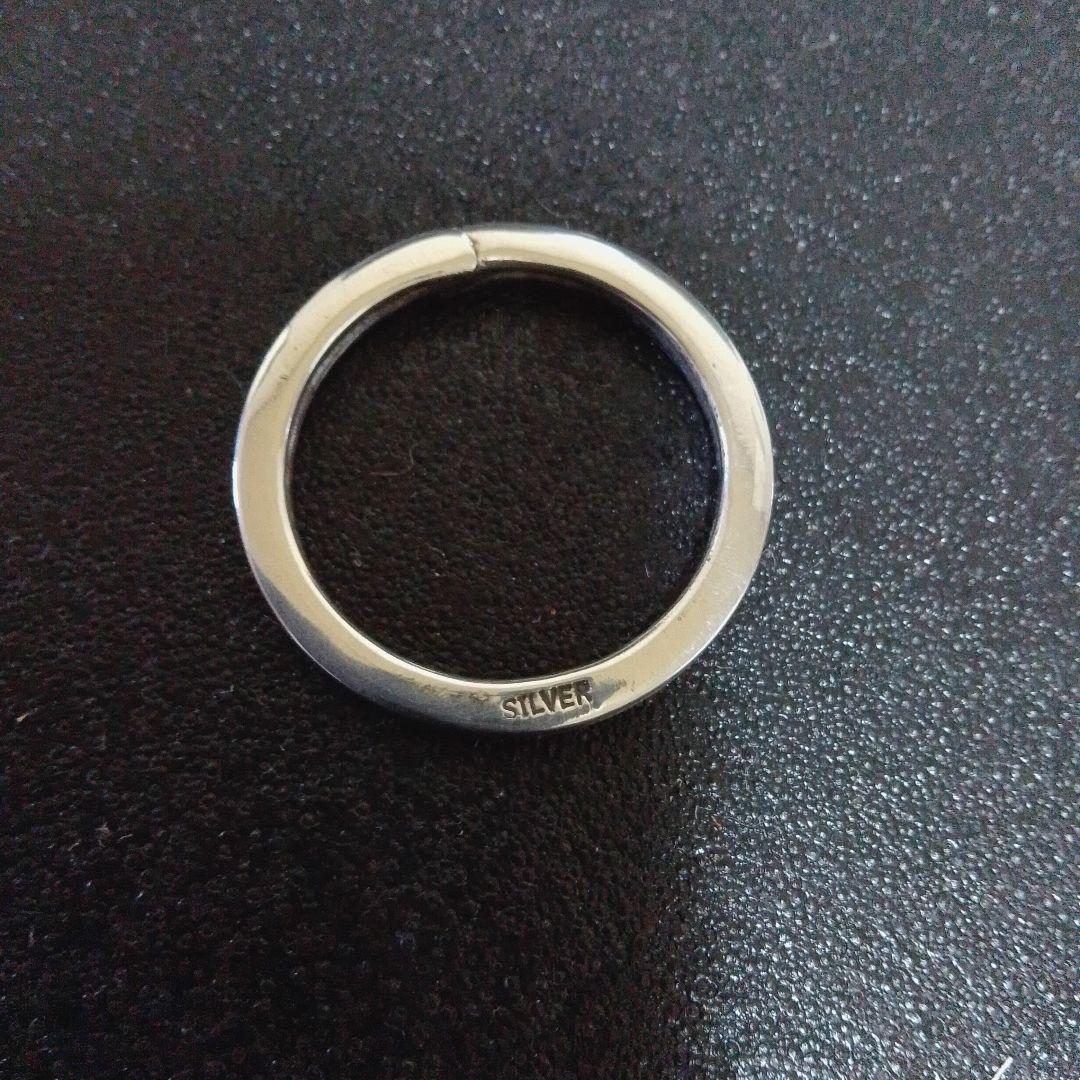 レザーシガレットケース　シルバー925フック、リング付き