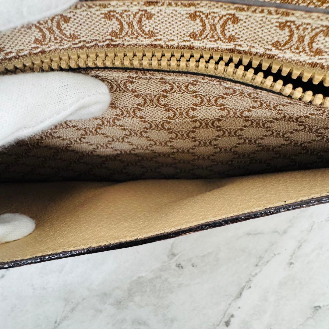 ✨CELINE✨セリーヌ✨マカダム柄✨ベージュ✨クラッチバッグ✨