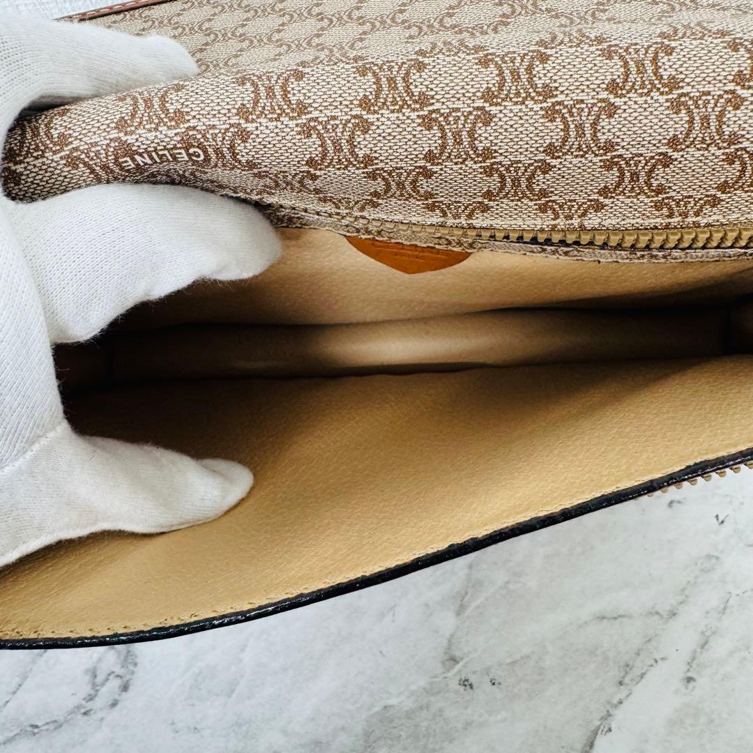 ✨CELINE✨セリーヌ✨マカダム柄✨ベージュ✨クラッチバッグ✨