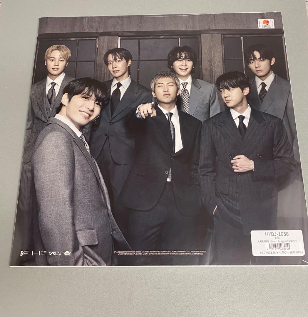 アイドル BTS ARIRANG Standard Vinyl LP JIMIN