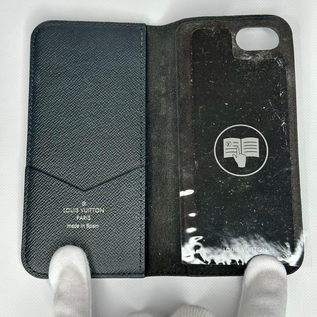 【美品☆】ルイヴィトン ダミエ　iPhone7 SE 手帳型カバー【正規品】