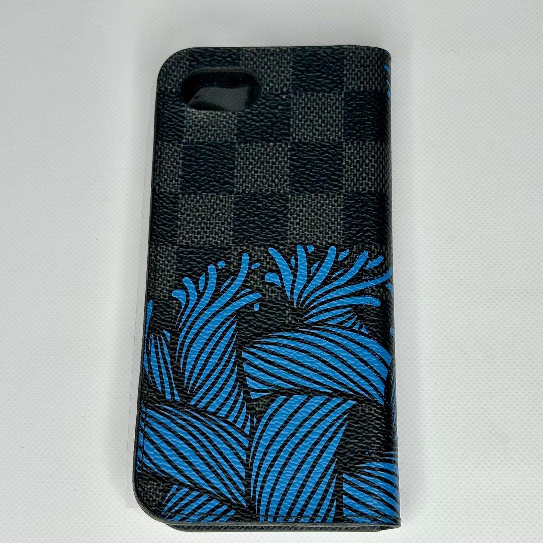 【美品☆】ルイヴィトン ダミエ　iPhone7 SE 手帳型カバー【正規品】