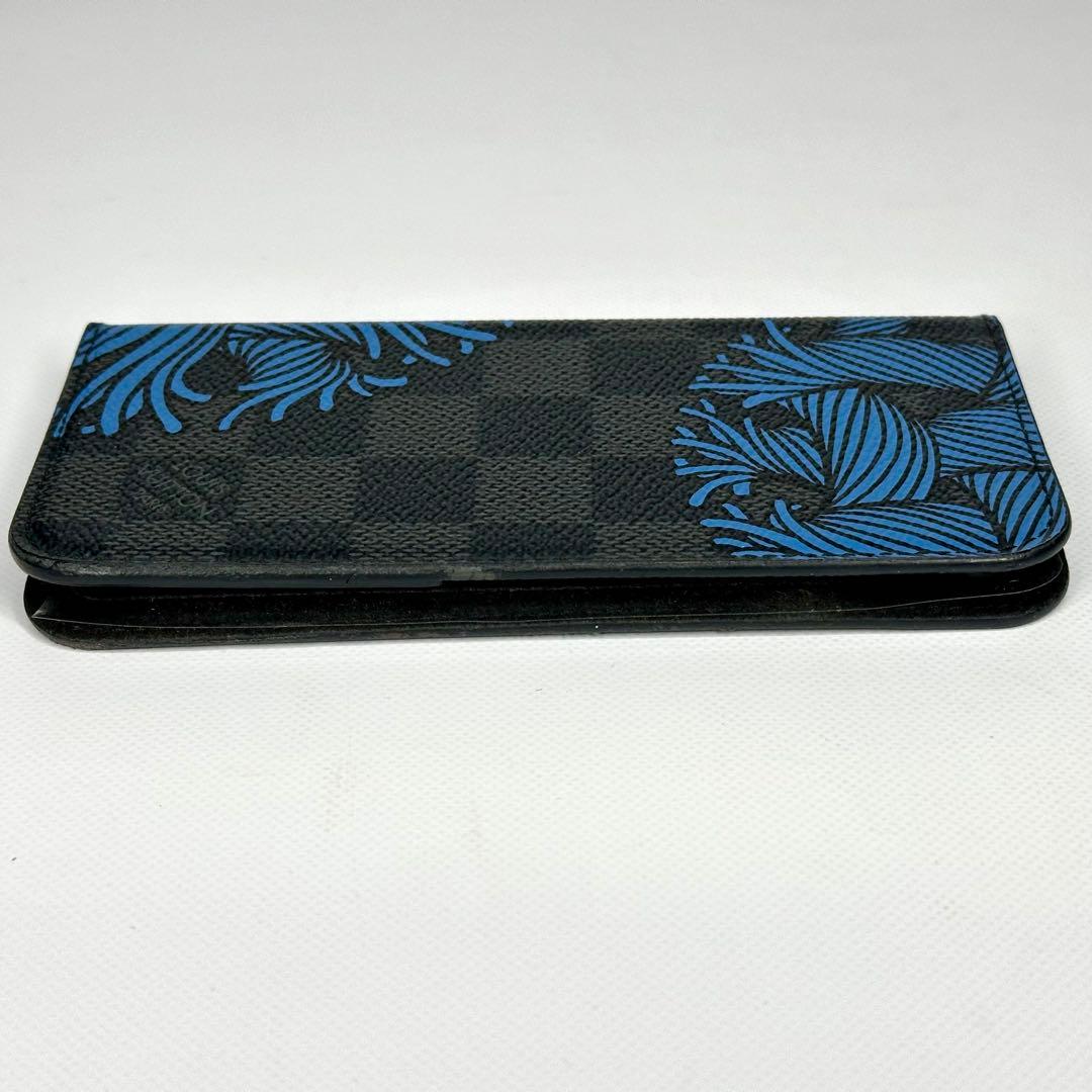 【美品☆】ルイヴィトン ダミエ　iPhone7 SE 手帳型カバー【正規品】