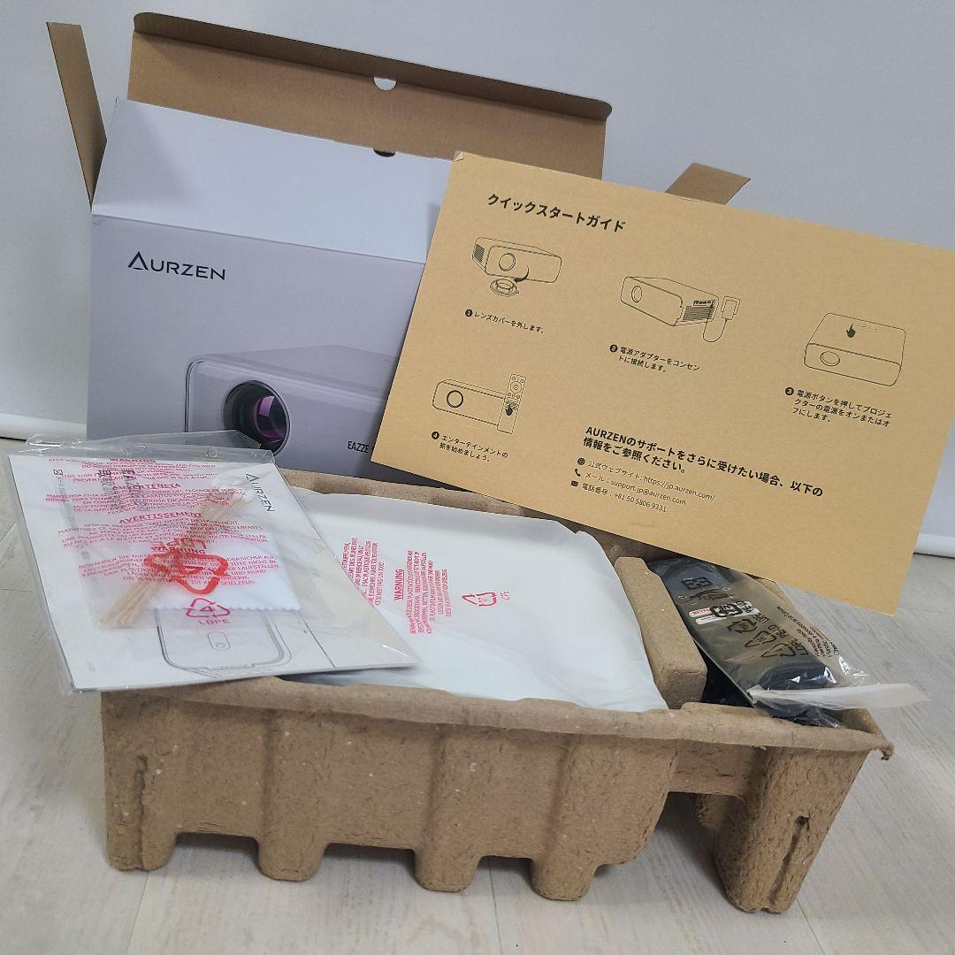 Aurzen EAZZE D1 プロジェクター WiFi Bluetooth
