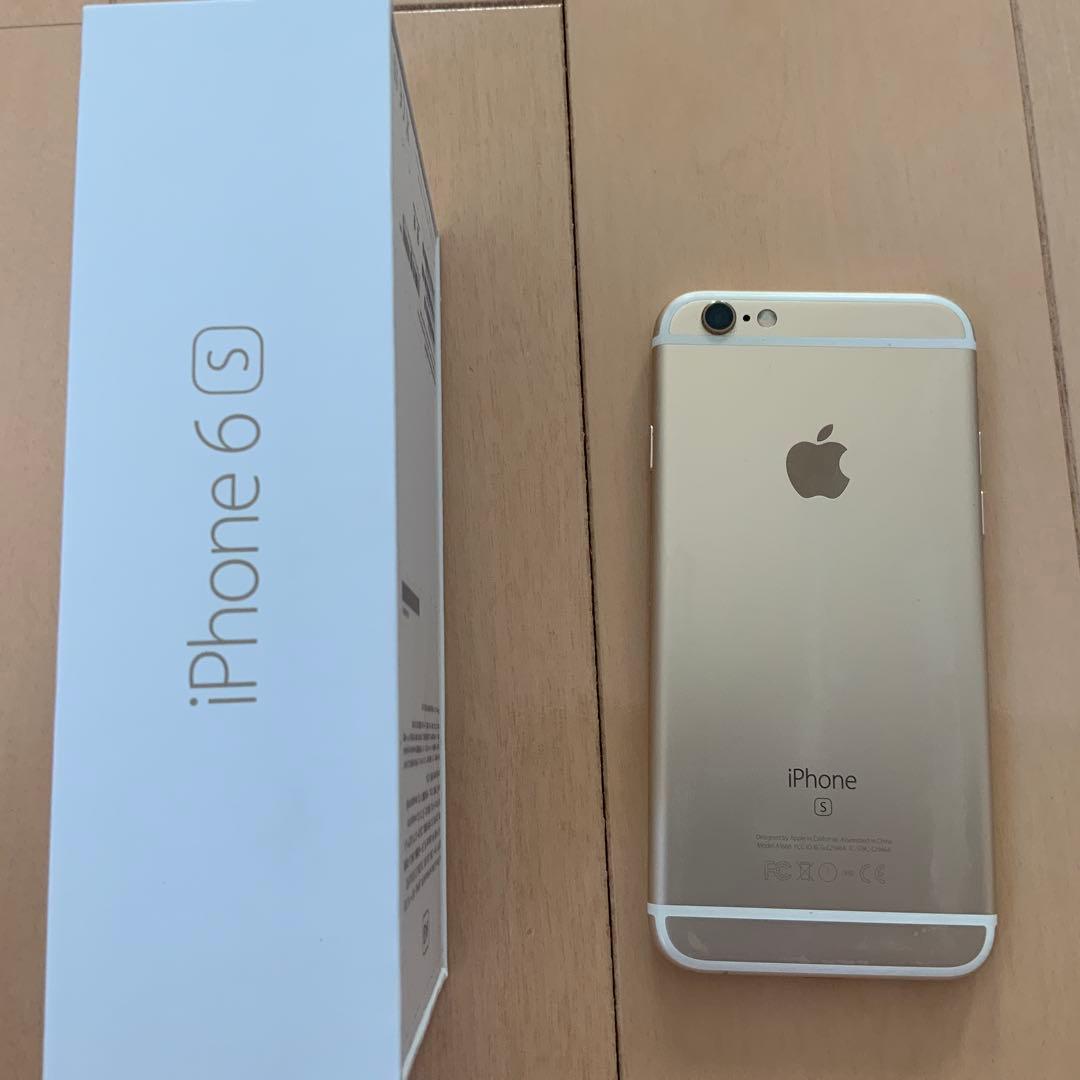 Apple iPhone 6s 64GB ゴールド 本体　箱