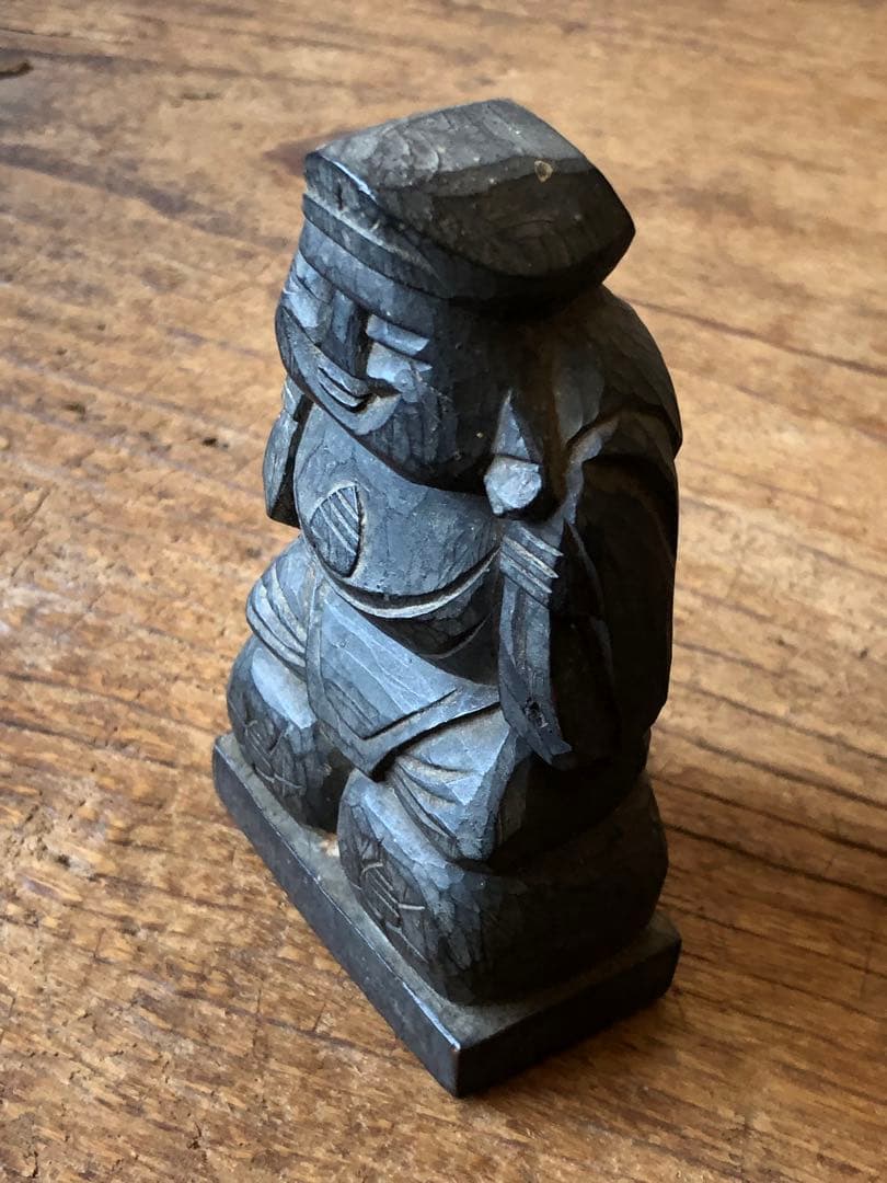 家の神　民衆仏　大黒天　木彫　江戸時代後期から幕末　古民藝