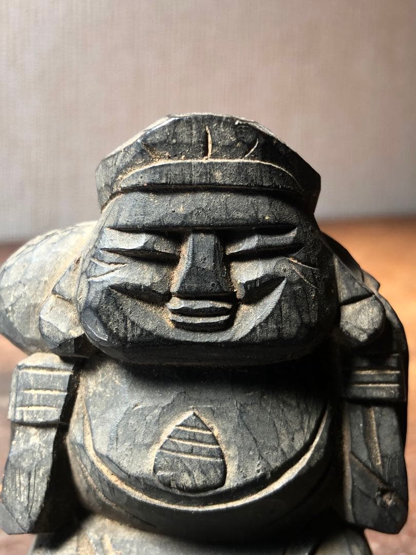 家の神　民衆仏　大黒天　木彫　江戸時代後期から幕末　古民藝