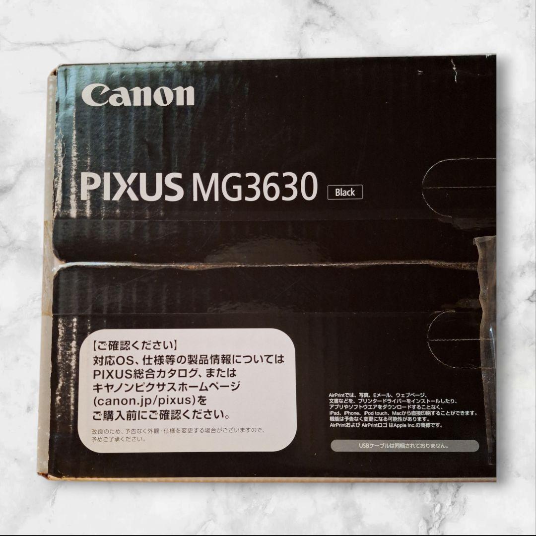 Canon　PIXUS　MG3630 ブラック　BK 未開封　未使用　キャノン