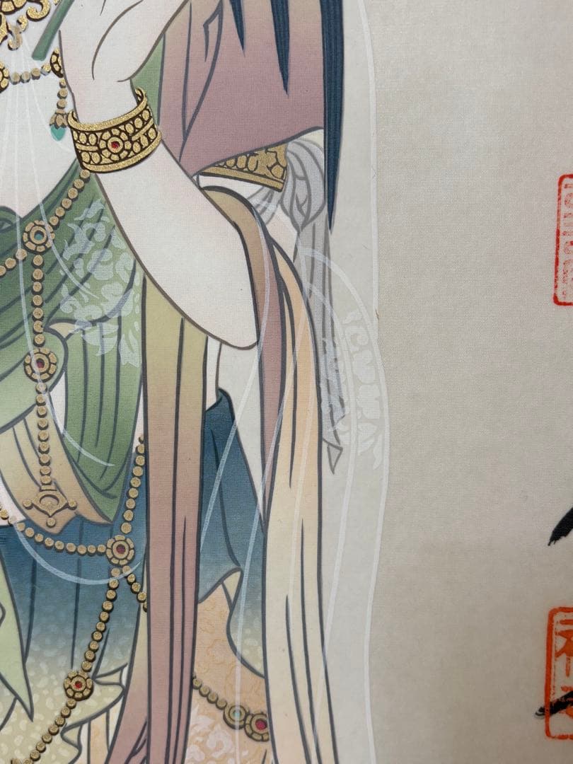 掛け軸 掛軸 秩父三十四 仏画 共箱あり 015