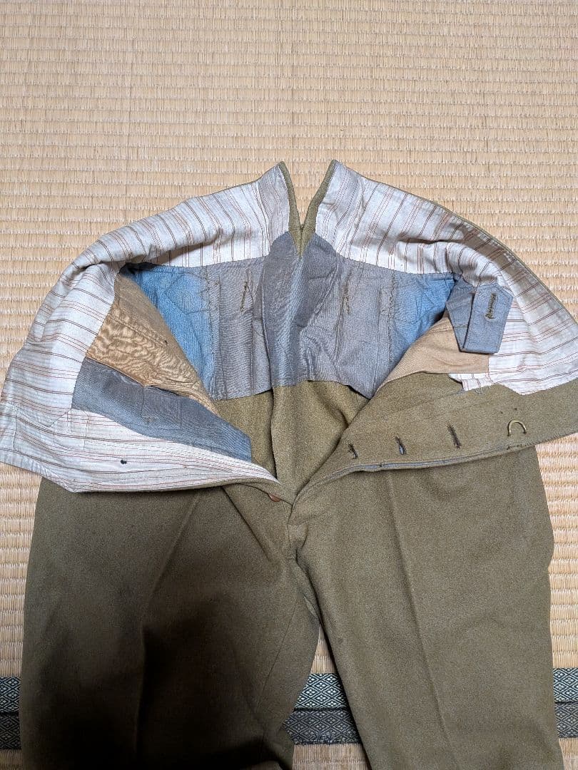 旧日本陸軍 軍服 ② アンティーク 骨董品 本物 当時物 ミリタリー 昭和レトロ