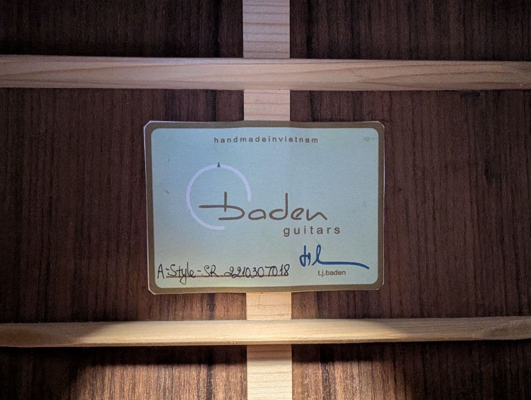 baden A-style SR ギグバッグ付き