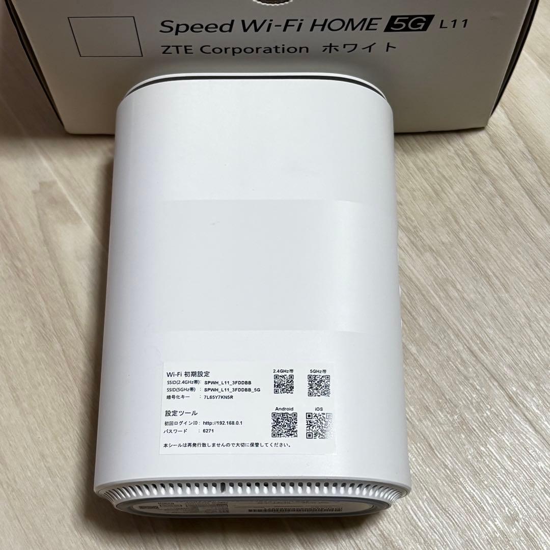 ルーター・ネットワーク機器 Speed Wi-Fi  5G L11