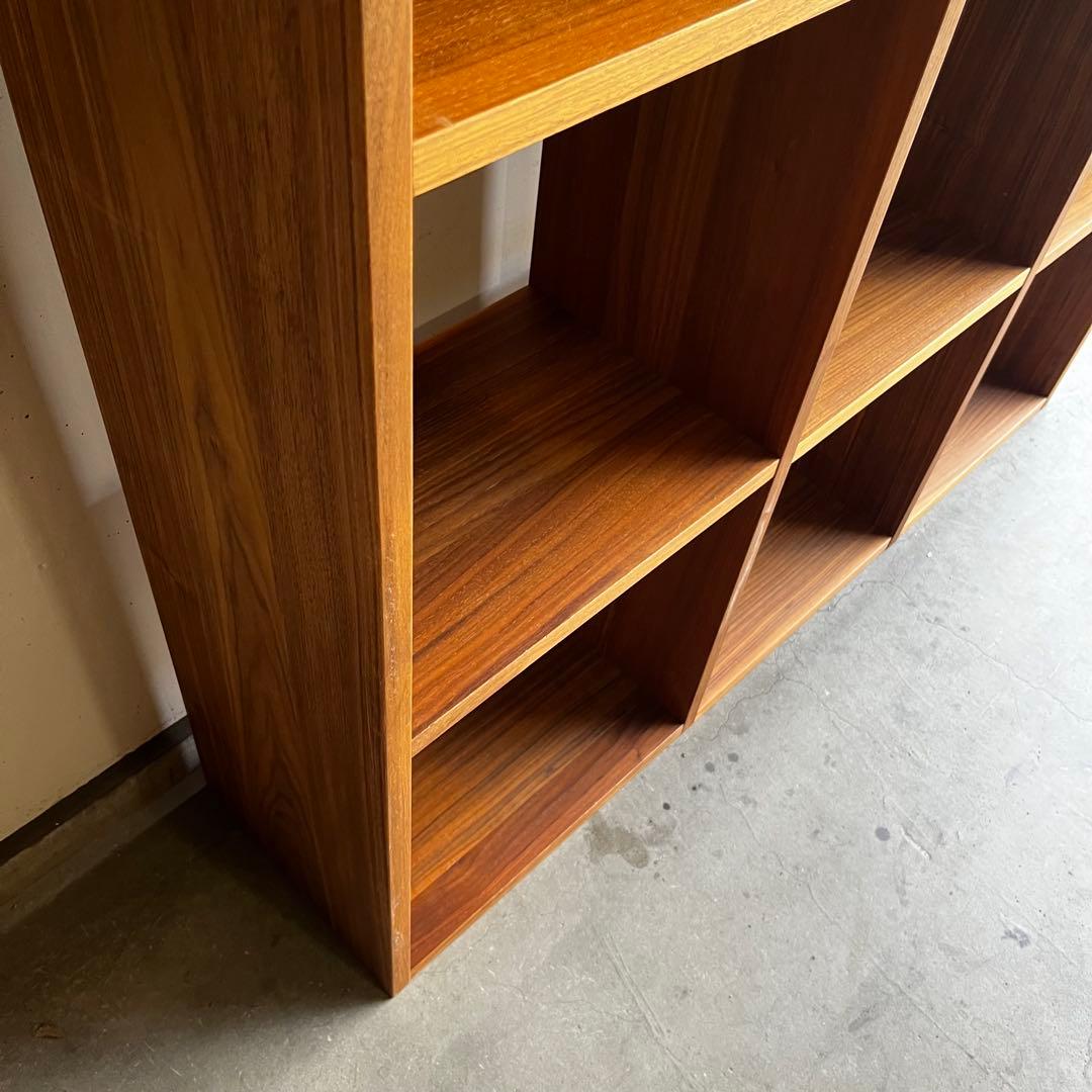 Herbpet★無印スタッキングシェルフセット５段×３列ウォールナット材