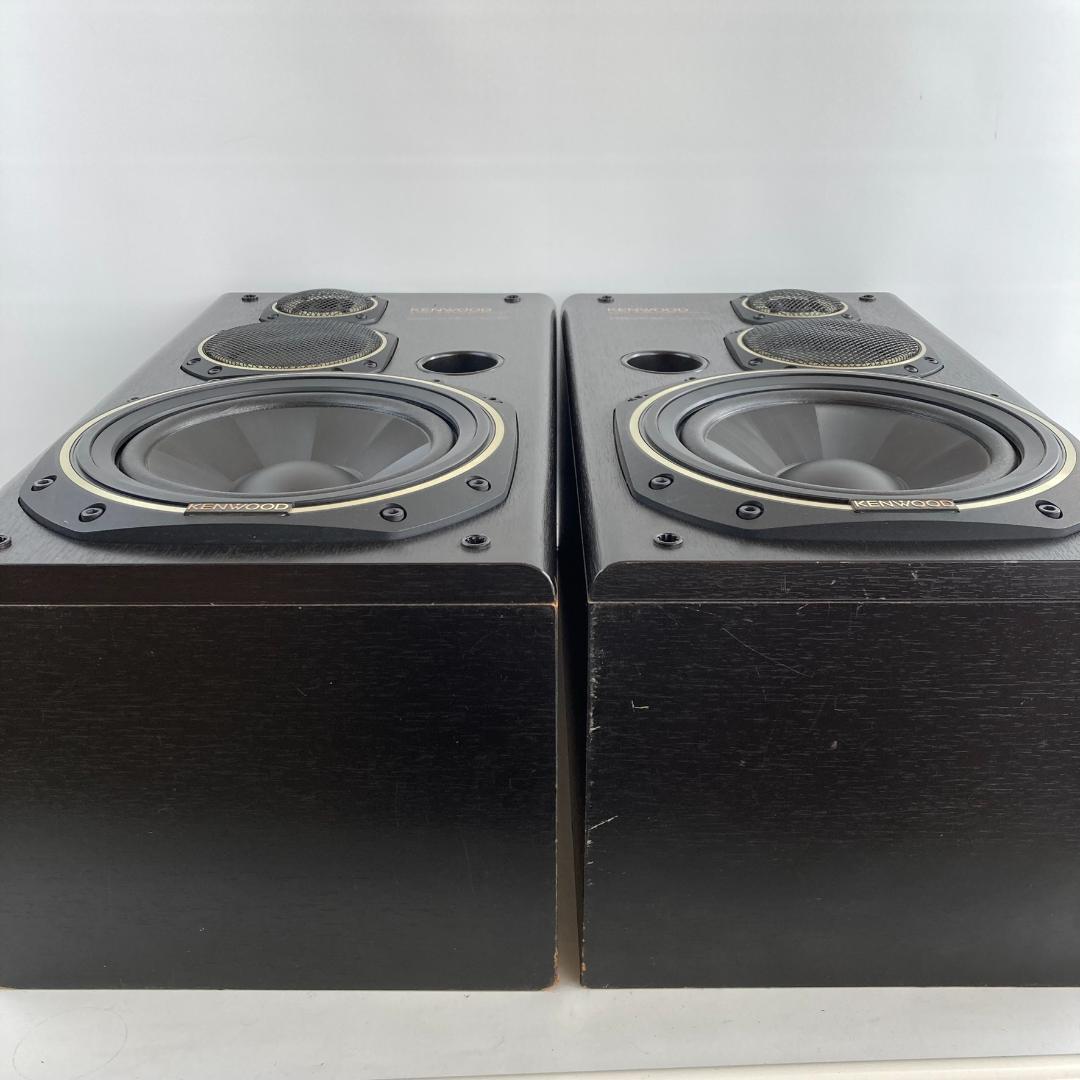 希少 KENWOOD 3ウェイスピーカー S-V55E 左右ペア 90W 日本製