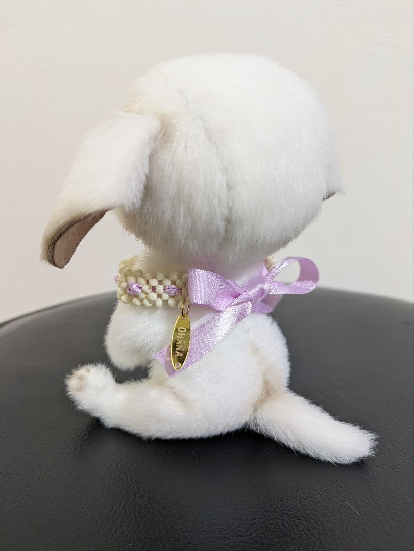 ハンドメイド* ぬいぐるみ*垂れ耳の犬*パピー*白
