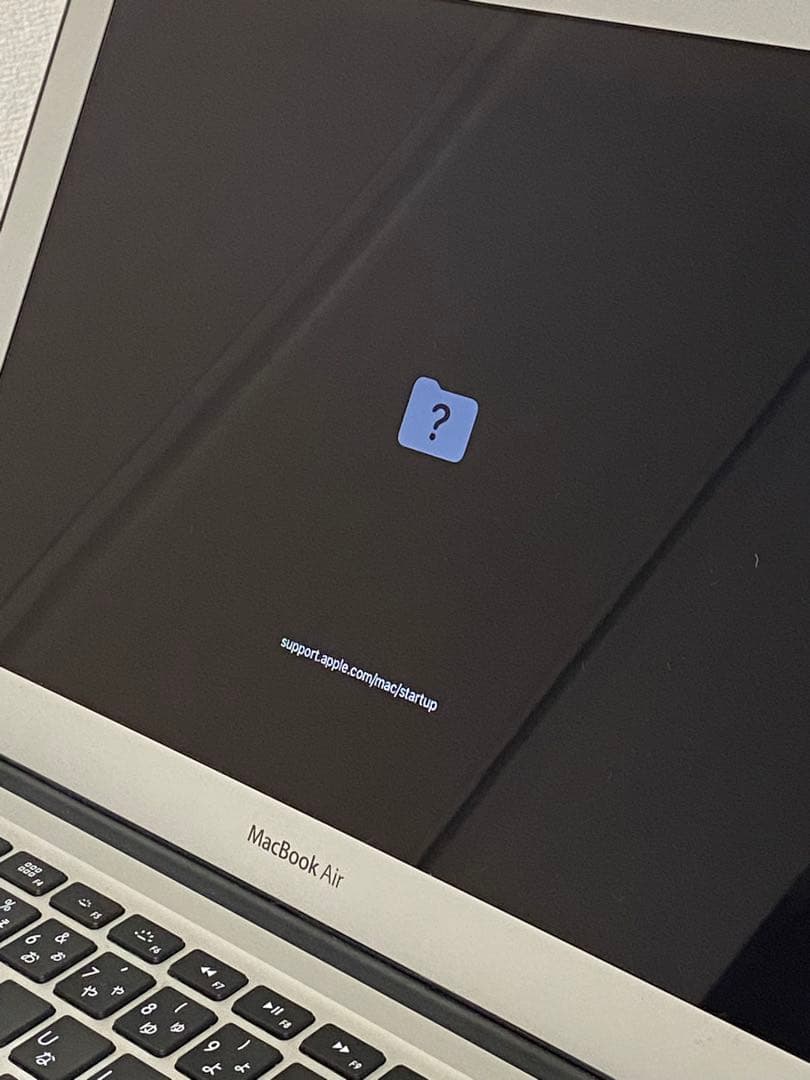 MacBook Air 2017 ジャンク品 内蔵SSD認識不可 電源OK