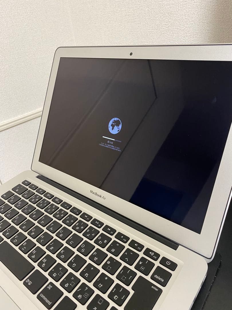 MacBook Air 2017 ジャンク品 内蔵SSD認識不可 電源OK