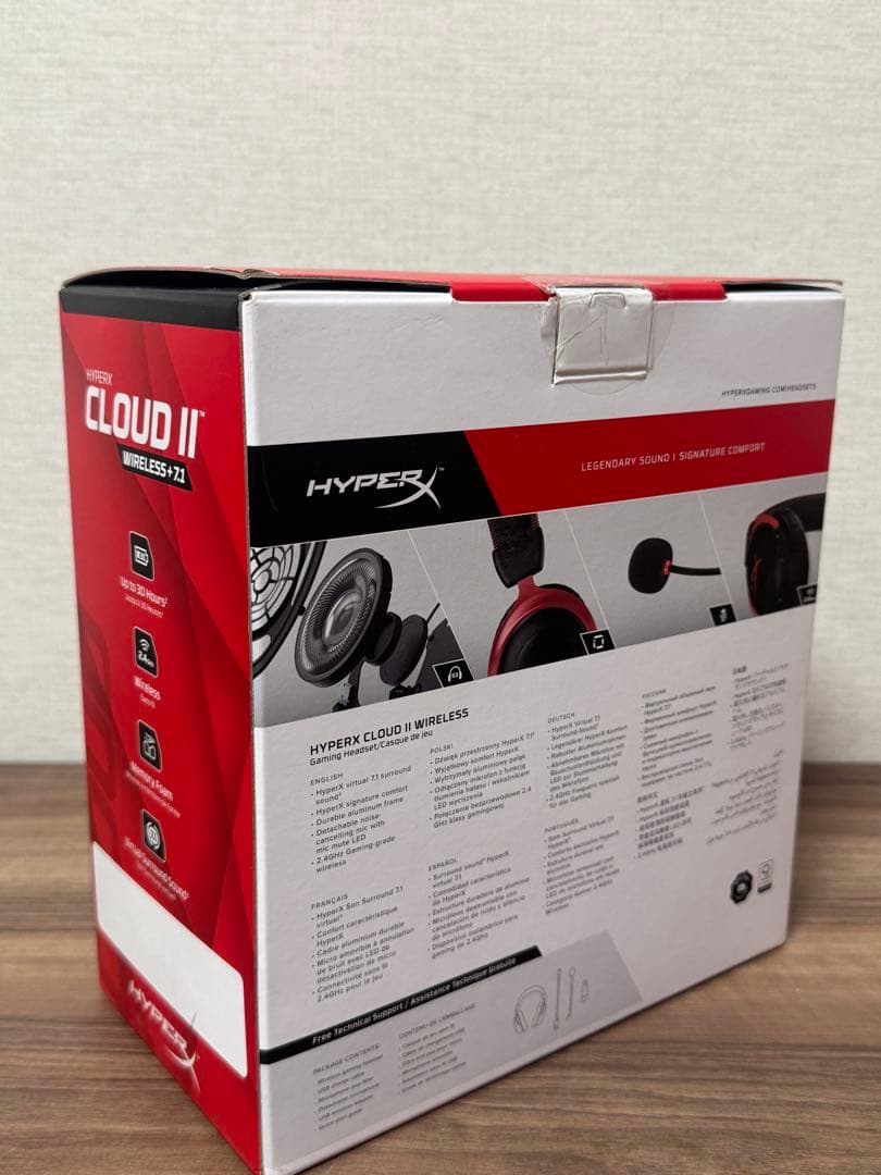 新品　HYPERX CLOUD II CORE ワイヤレスヘッドセット