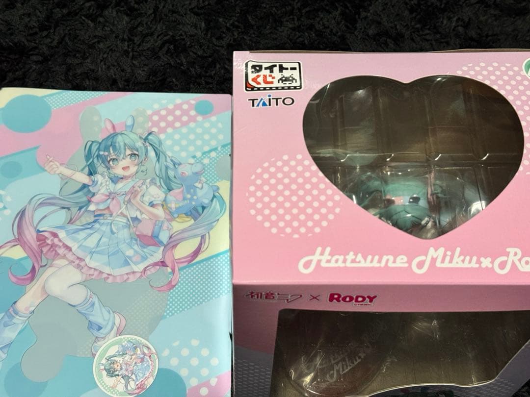 タイトーくじ　初音ミクRODY フィギュア　クリアファイルセット