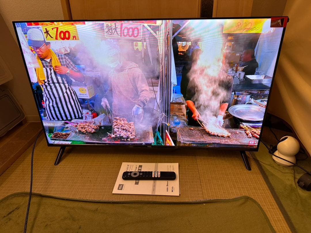 24年製未使用近！TCL　40S54H　スマートテレビ　チューナーレス　40型