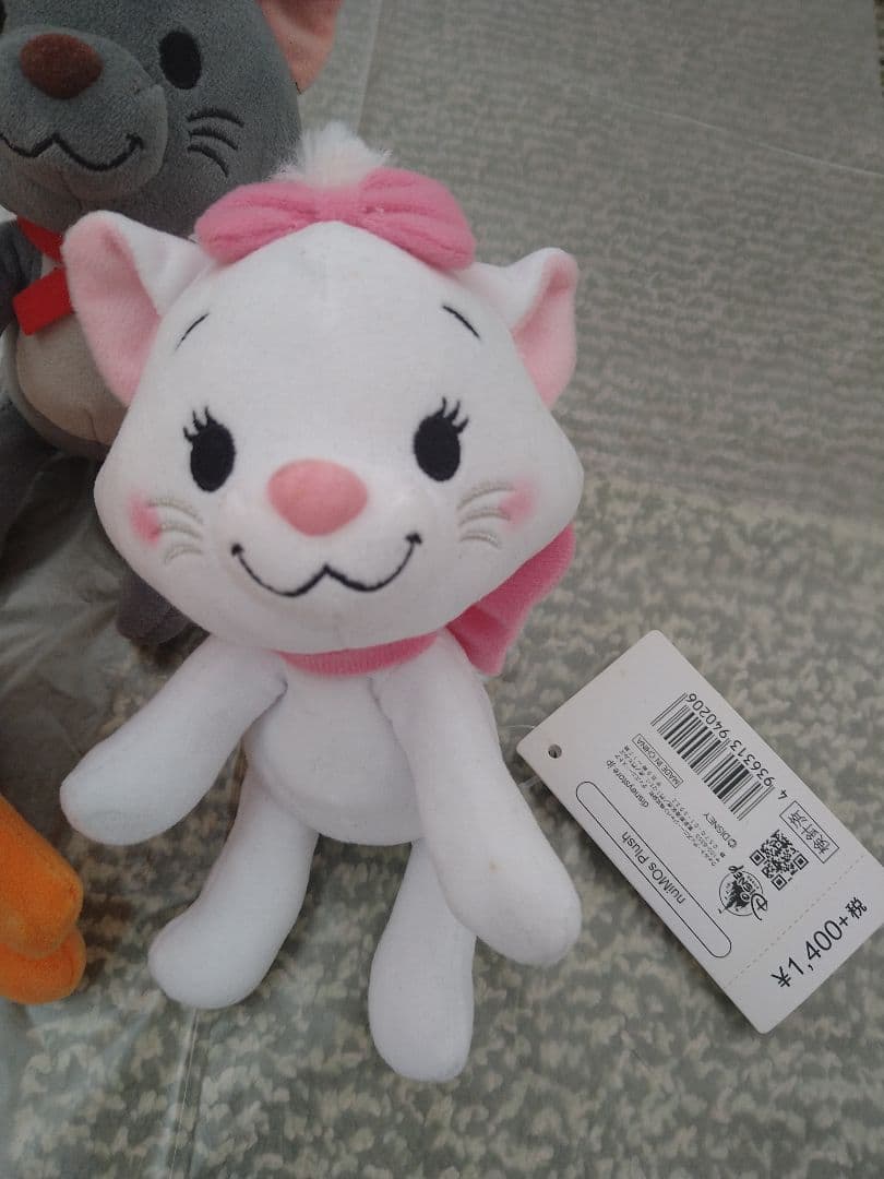 ディズニー　ぬいもーず　マリー　トゥルーズ　ベルリオーズ　おしゃれキャット