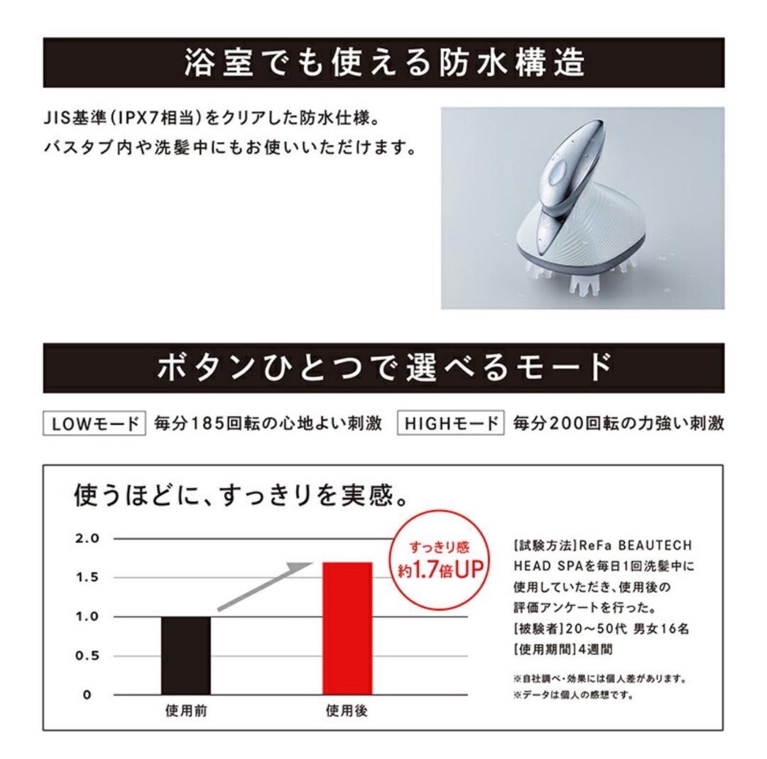 MTG ReFa リファビューテック ヘッドスパ　ホワイト