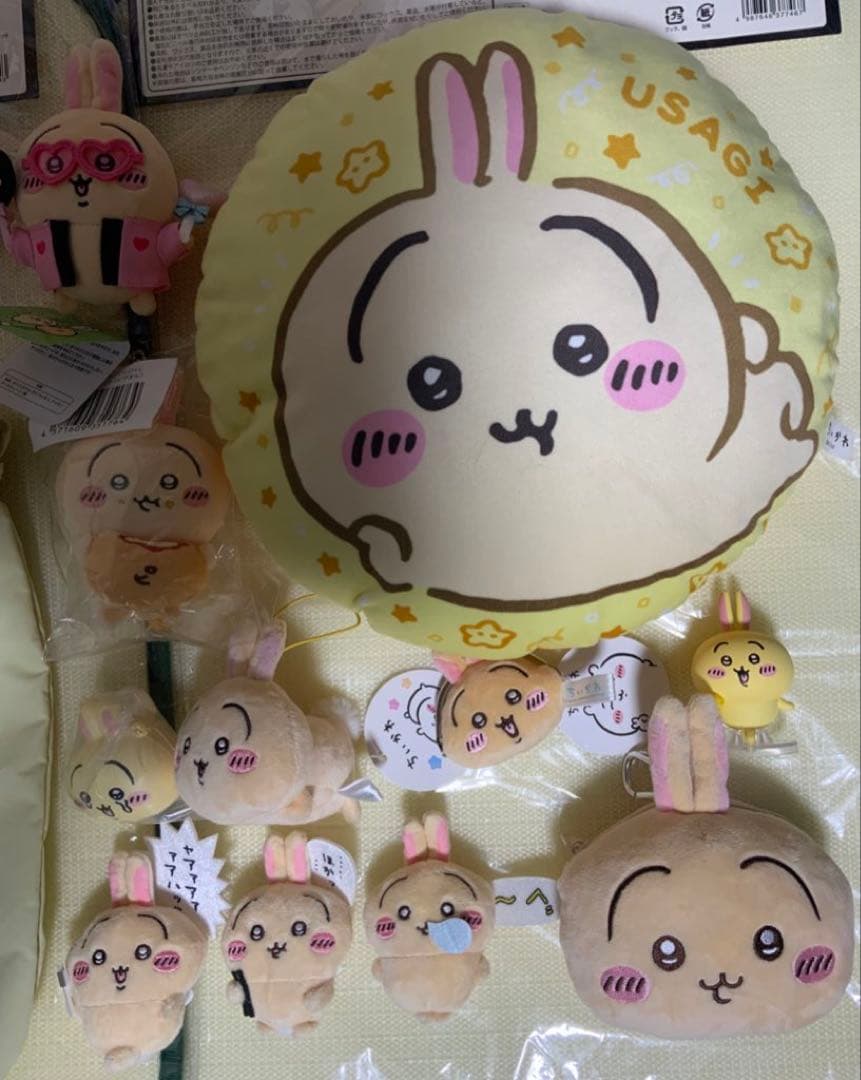 ちいかわ　うさぎ　うさぎだらけくじ　オタ活　スッキリ目　しまむら　トート