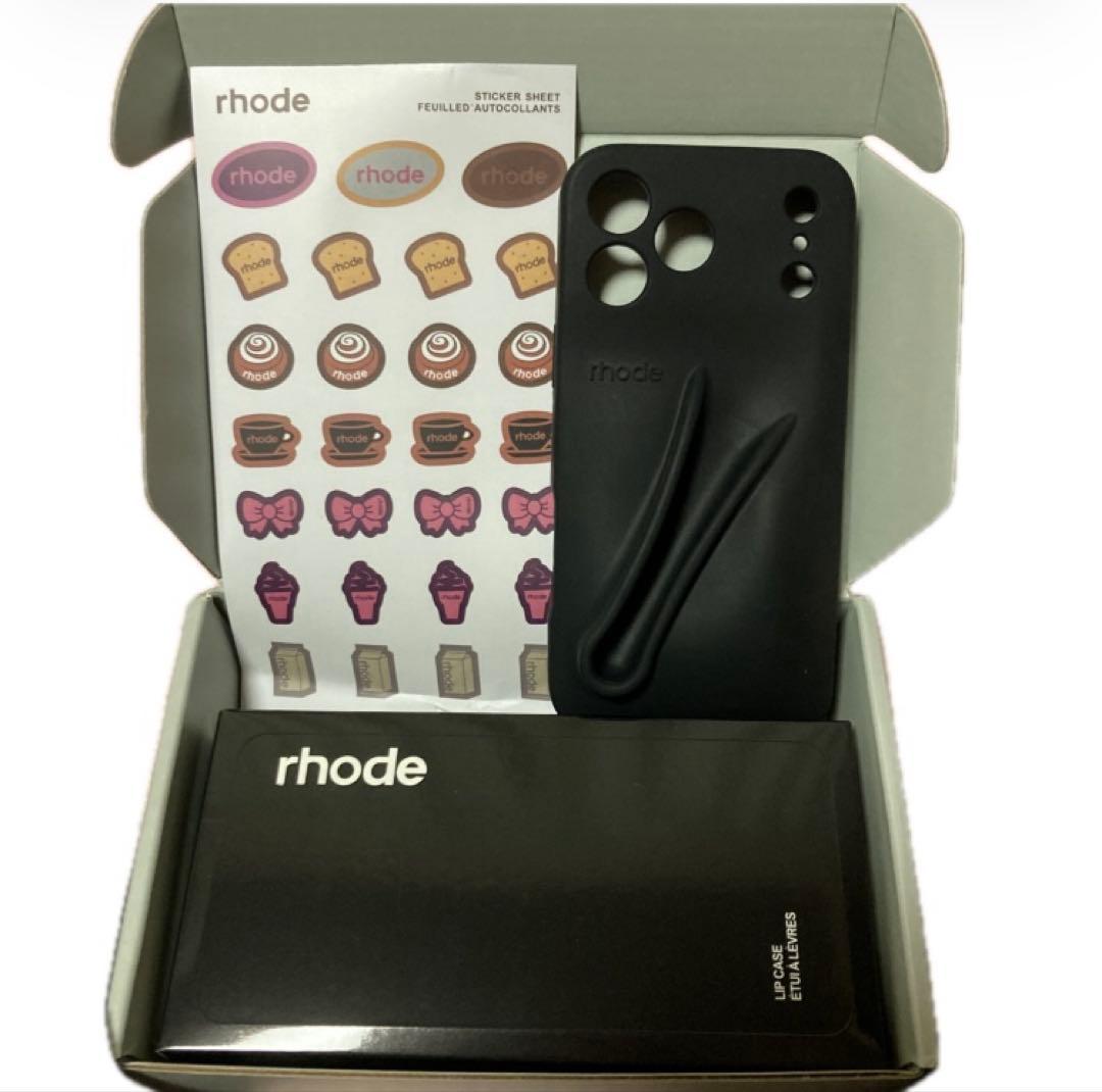 rhode lip case iPhone17promax新作BKおまけ付