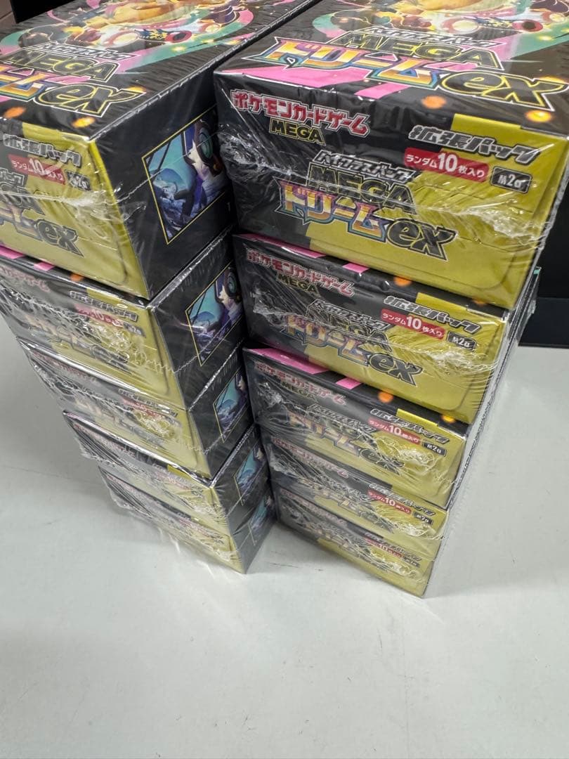 ポケモンカード　ＭＥＧＡドリームｅｘ　１０ＢＯＸ　シュリンク付き