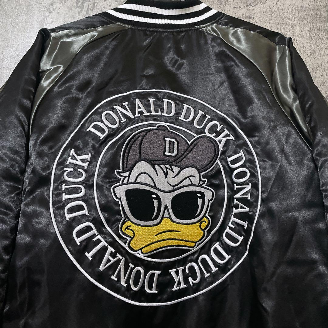 新品　ディズニー　スカジャン　スタジャン　ドナルドダック 上着　LL XLサイズ