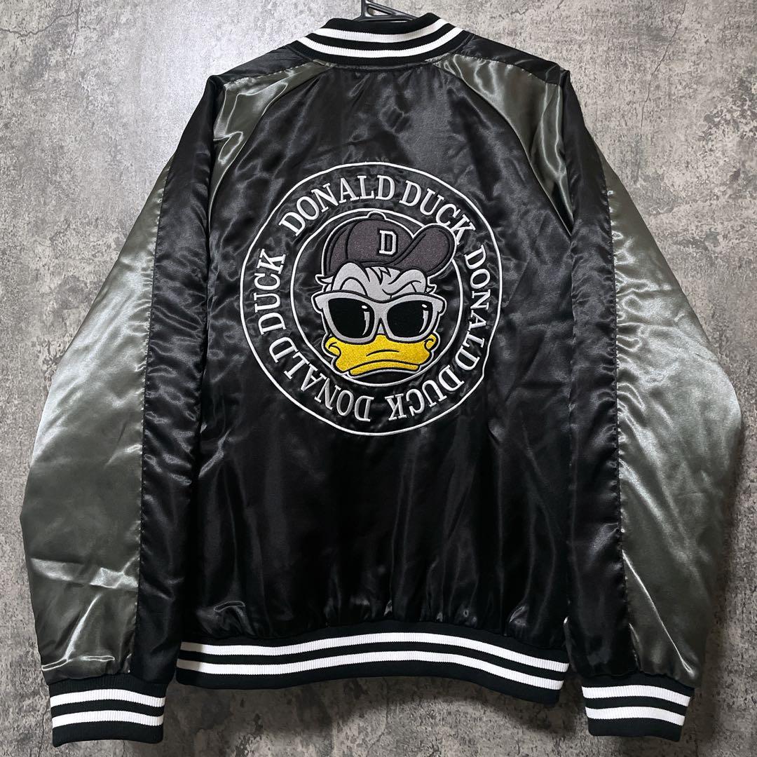新品　ディズニー　スカジャン　スタジャン　ドナルドダック 上着　LL XLサイズ