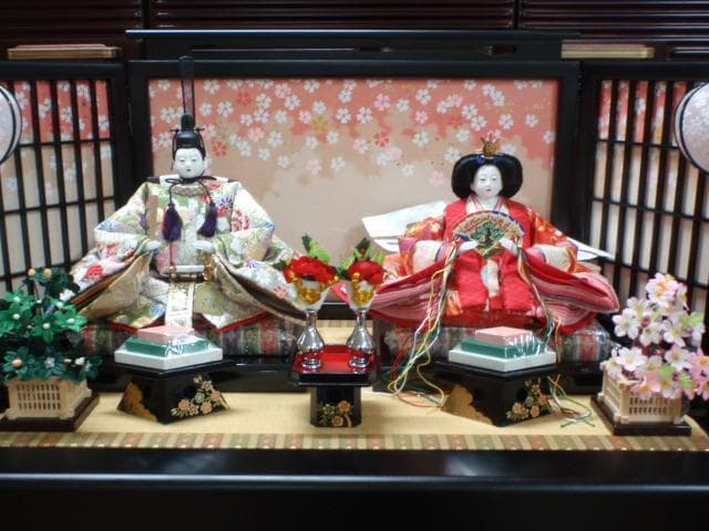 値下げ！新品！売切り特価●激安！70巾 ひな人形 親王飾り 収納飾り お雛様●