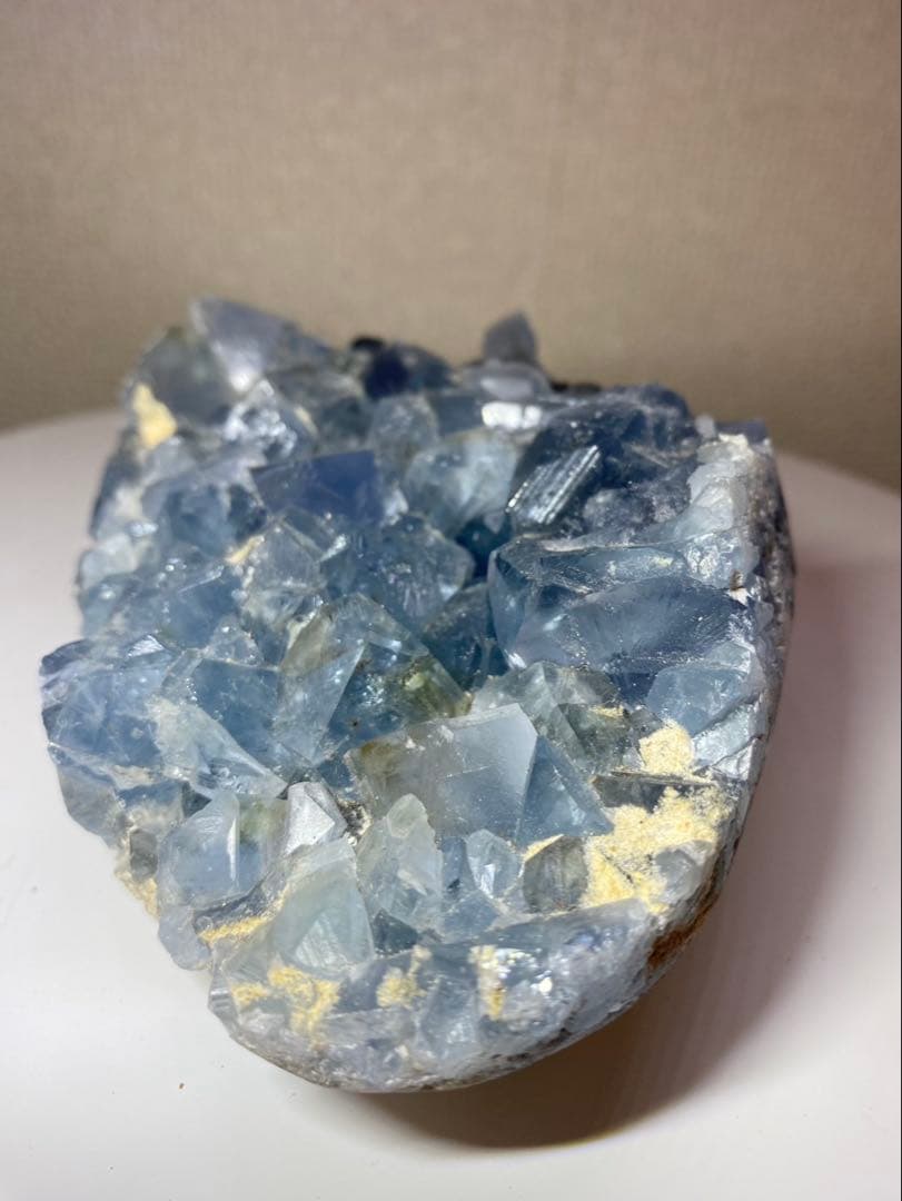 じゅん　ジオード、セレスタイトセット　巨大　天然石　原石　パワーストーン