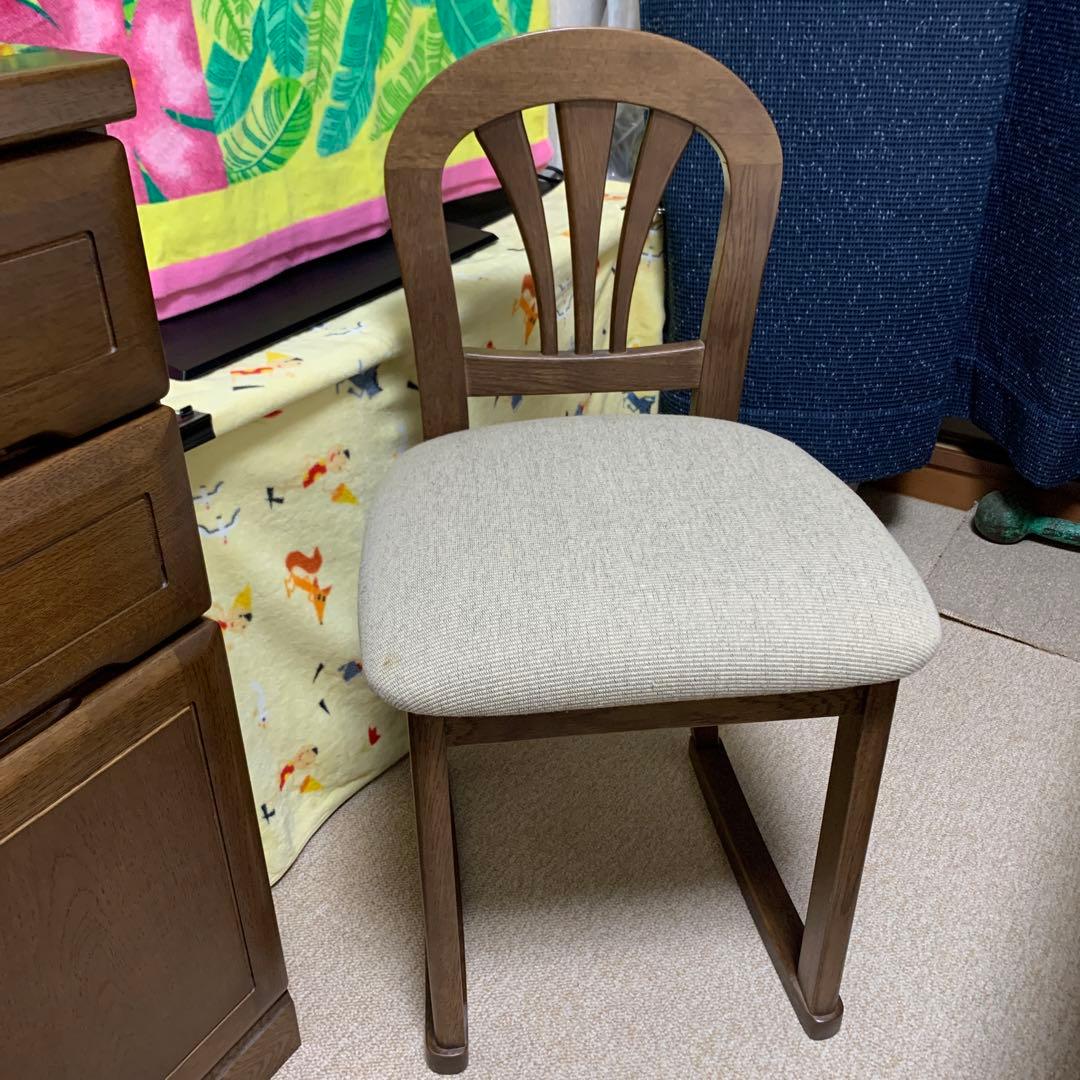 カリモク　ドレッサー&チェア　鏡台&イス