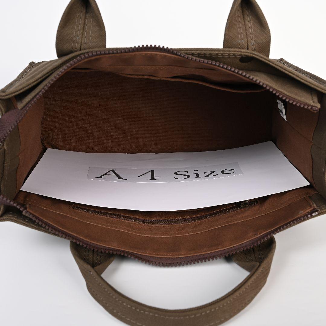 [COLOR日和]8号/11号×倉敷帆布×8番糸 スクエアトートバッグ特大