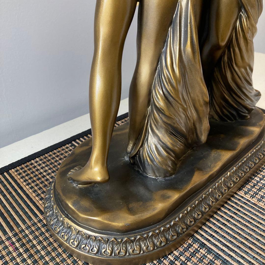 CITIZEN（シチズン）振り子置き時計二人の女神様アンティーク昭和レトロ