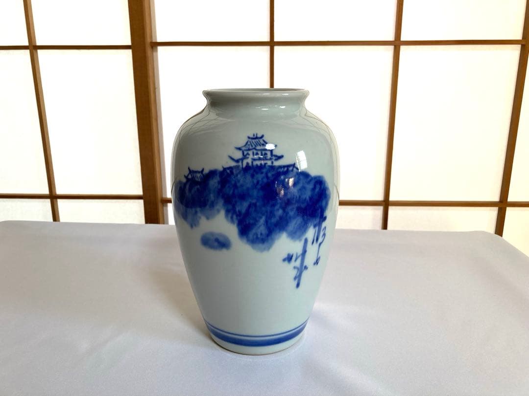 【まとめ売り4点】美品　花瓶　砥部焼　益子焼　茶道　陶器